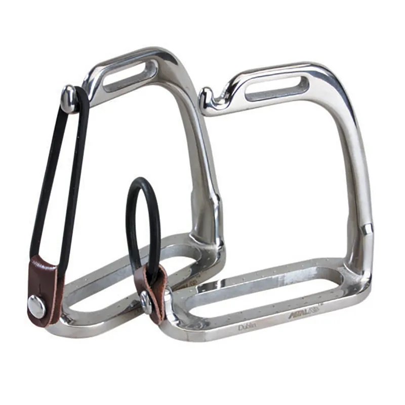 Korsteel Stainless Steel Peacock Safety Stirrup Irons